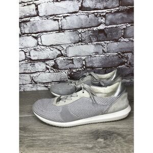Ara Light Gray Knit Fabric Lace Up Casual Sneakers Women Sz 9.5M US/40EU/7UK